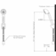 RV-Motorhome Replacement Non-Metallic Two Handle Shower Fauce <br><font color="Red"> Out of Stock </font>