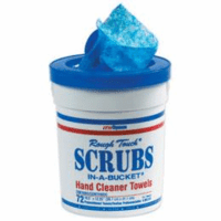 Scrubs Hand Cleaner Towels | Industrial Cleaning Wipes