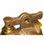 Self-Closing Solid Brass Drum Faucet | 3/4 inch NPT Inlet with Viton Seals 