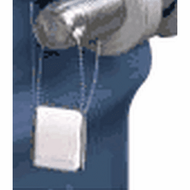 Self-Lock Metal Drum Seals -Plain White-1000 Pack | tag only no wire