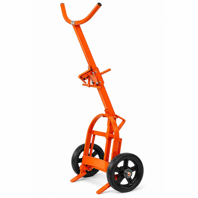 Self-Standing Drum Truck with Polyolefin Wheels - 1,000 lb.