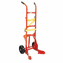 Self-Standing Two Handle Drum Truck, Moldon Rubber Wheel | spring loaded, floating axle. 
