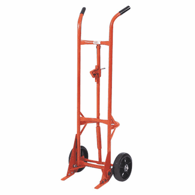 Self-Standing Two Handle Drum Truck, Polyolefin Wheel