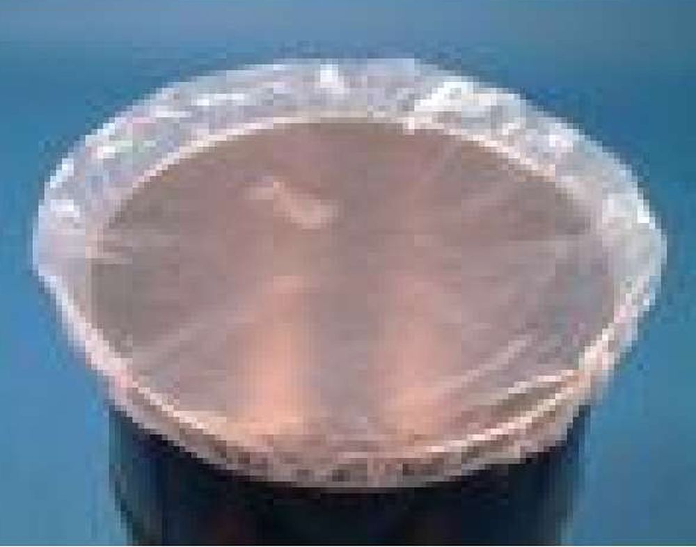 Shower Cap Drum Covers 55 Gallon, PVC, Frosted Clear, 8 mil 100 Count