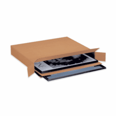 Side Loading Corrugated Cardboard Boxes | 12 1/2" x 3" x 17 1/2" | 25 Bundle Pack