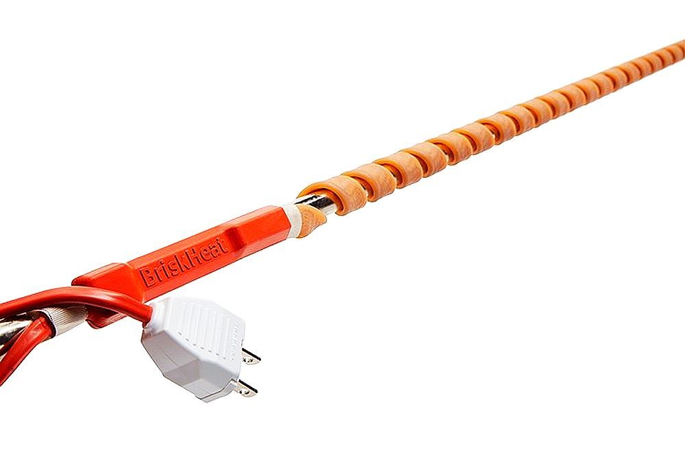 Silicone Heating Tape with Preset Thermostat 120v 300w 70°F Thermostat