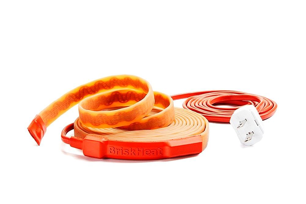 Silicone Heating Tape with Preset Thermostat 240v 1200w 120°F