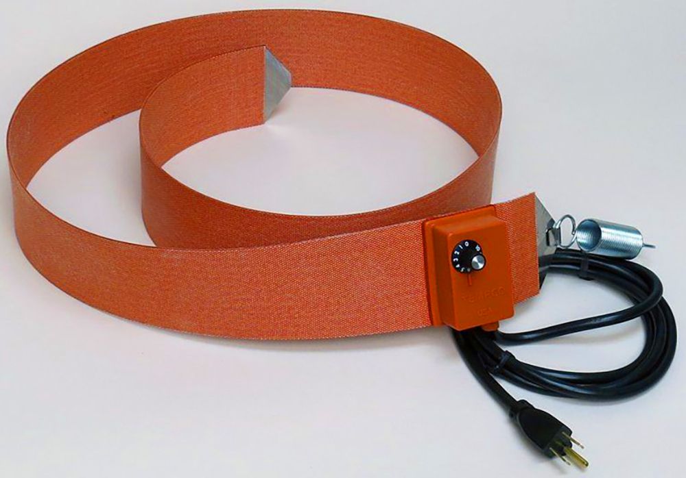 Silicone Rubber 3" Band 55 Gallon Steel Drum Heaters,120v