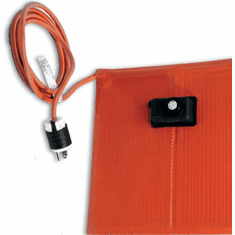 Silicone Rubber Heating Blanket with Control 240w 1080w 24 in 36 in 160F Yes PSA <br><font color="#008000" >Free Shipping</font>