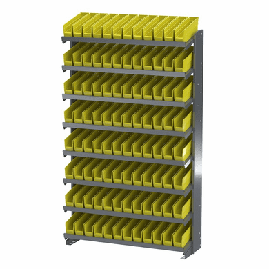 Single-Sided Rack Pick Rack Systems For Bin 830110 - D x W x H: 11 5/8" x 2 3/4" x 4"