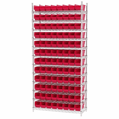 Single-Sided Rack Pick Rack Systems For Bin 830120 - D x W x H: 11 5/8" x 4 1/8" x 4"