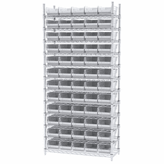 Single-Sided Rack Pick Rack Systems For Bin 830130 - D x W x H: 11 5/8" x 6 5/8" x 4"