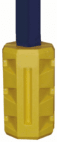 Slim Column Protectors 42" H x 12" O.D Plastic Column 4" Square