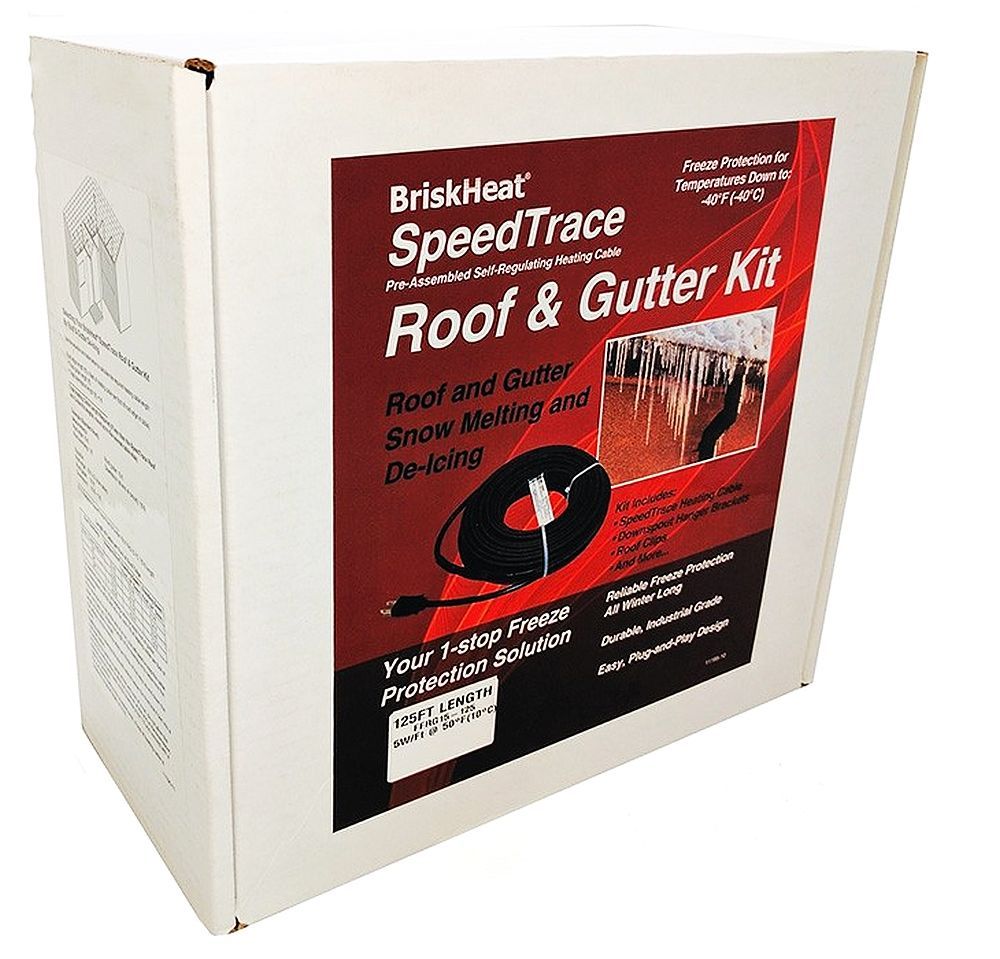 SpeedTrace Roof & Gutter DeIcing Kit 110120v 1500w 150 ft Free Shipping