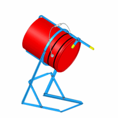 Stainless Steel - Pail Tipping Stand