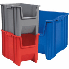  Stak-N-Store Bins-2PK-LARGE<br>OD: 12-1/2"H x 17-1/2"L x 16-1/2"W