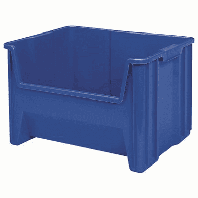 Stak-N-Store Container Bins-3 Pack-Blue-MEDIUM<br>OD:12-7/16"H x 15-1/4"L x 19-7/8"W <Br> This SIze Discontinued