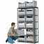 Stak-N-Store Steel 6 Shelf System<br>Holds:12 Single-Medium Stak-N-Stor Container Bins