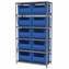 Stak-N-Store Steel 6 Shelf System<br>Holds:12 Single-Medium Stak-N-Stor Container Bins