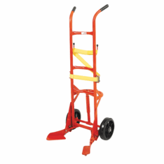 Standard - Drum Truck for Plastic Drums, Moldon Rubber Wheels