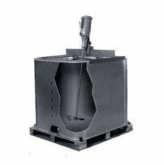 Standard Mixer, Clamp Mount - Bulk Container Mixers 1/2 Hp EP Motor