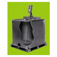 Standard Mixer, Clamp Mount - Bulk Container Mixers 1 Hp EP Motor