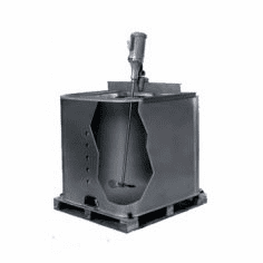 Standard Mixer, Clamp Mount - Bulk Container Mixers 1 Hp TEFC Motor