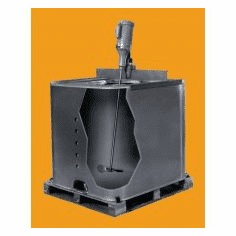Standard Mixer, Clamp Mount - Bulk Container Mixers 3/4 Hp Air Motor
