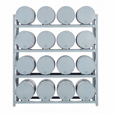 Starter Unit, 16-Drum - Convertible Drum Pallet Racks