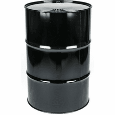 Steel Drum 55 Gal Closed-Top | Black with Rust Inhibitor Lining | Black, Blue Or Gray