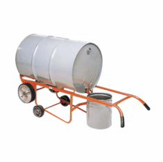 Steel Drum Drainer Truck, Polyolefin Wheel Type
