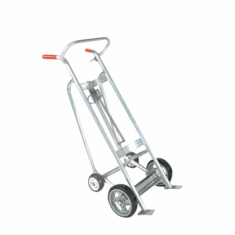 Steel Drum Trucks Pneumatic Wheel,For Plastic/Steel Drum,With Brakes