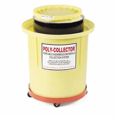 Steel Movable Hazmat Waste Collection  66 Gallon