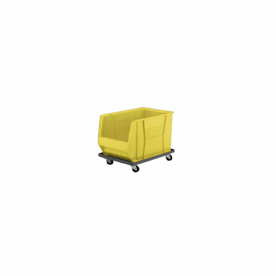 Super Size AkroBins Dolly 16 7/8" x 10 11/16" x 5 3/8" x 15 1/2" 4 Pack Yellow