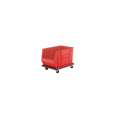 Super Size AkroBins Dolly 20 3/4" x 9" x 9 1/8" x 19 5/16" 4 Pack Red