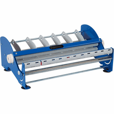 Tabletop Multi Roll Dispenser for Up To 18" Width Labels, Blue, Manual 