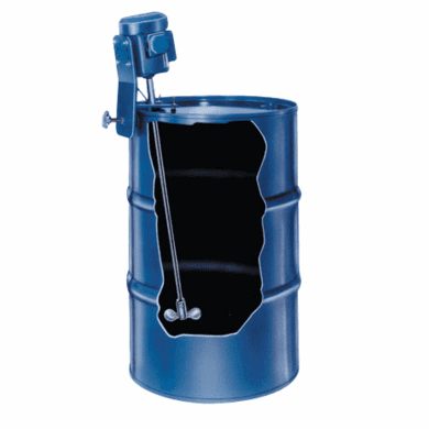 TEFC Motor - Bung-Entering Drum Mixers,1/2 hp,clamp-on
