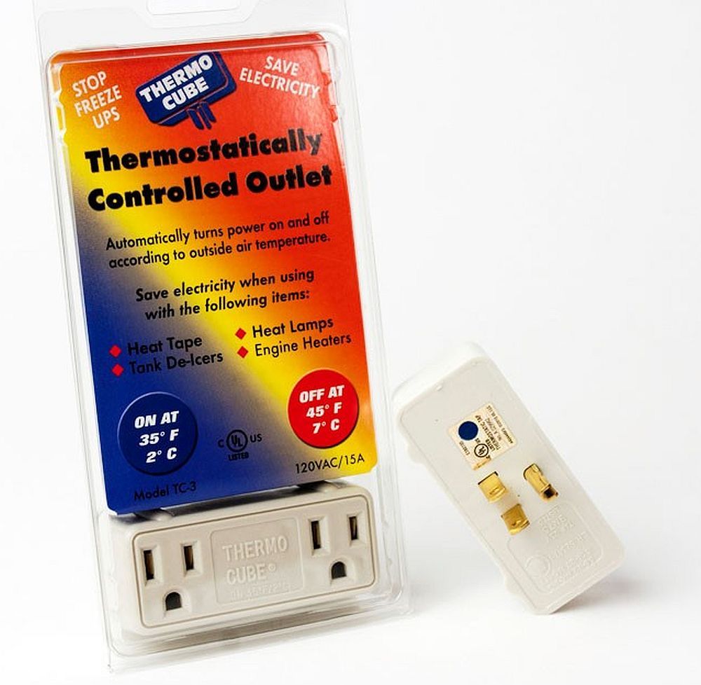 ThermoCube Temperature Controlled Outlet Adapter 120v 45'F Free Shipping