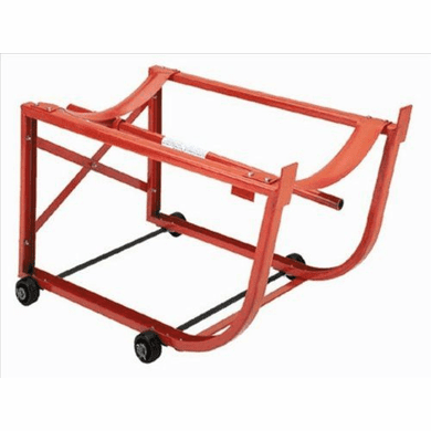 Tipping Lever Drum Cradle, Outboard wheels