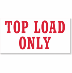 Top Load Only 4 X 6  500 Pack