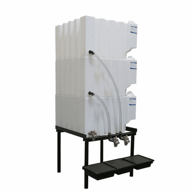 Tote A Lube Storage and Dispensing System,3 - 70 gal tanks