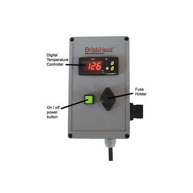 TTD Outdoor Use Digital On Off Temperature Controller 240v 32F to 500F 8BHTTD500-K240-C <br><font color="#008000" >Free Shipping</font>