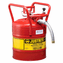 Type II AccuFlow D.O.T. Steel Safety Can, 5 Gallon, 1-Inch Metal Hose, Roll Bars 5 gal 9" x 1" Hose <br><font color="#008000" >Free Shipping</font>