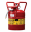 Type II AccuFlow D.O.T. Steel Safety Can, 5 Gallon, 5/8-Inch Metal Hose, Roll Bars<br> 5 gal  9" x 5/8" Hose <br><font color="#008000" >Free Shipping</font>