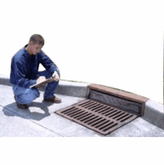 Ultra DrainGuard Curb-Insert Style Oil & Sediment Model  42"-60" Curb Inlet