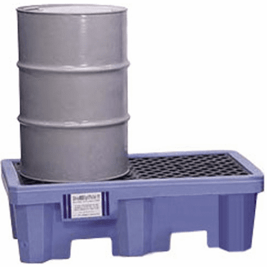 Ultra Fluorinated Poly Spill Pallets For Chlorinated Solvents 2-drum No Drain Plug