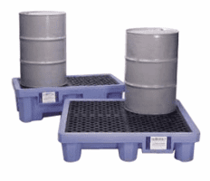 Fluorinated Poly Spill Pallets for Chlorinated Solvents