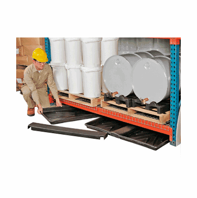 Ultra-Rack Containment Single tray 23.5" W x 44" L x 2 3/4" H, 8 gal capacity