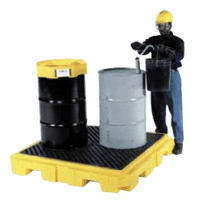 Ultra-SpillPallet P4 Plus | 4 Drum Spill Containment