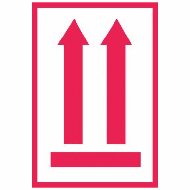 Up Arrows (2) with underline 3 x 4 500 Pack